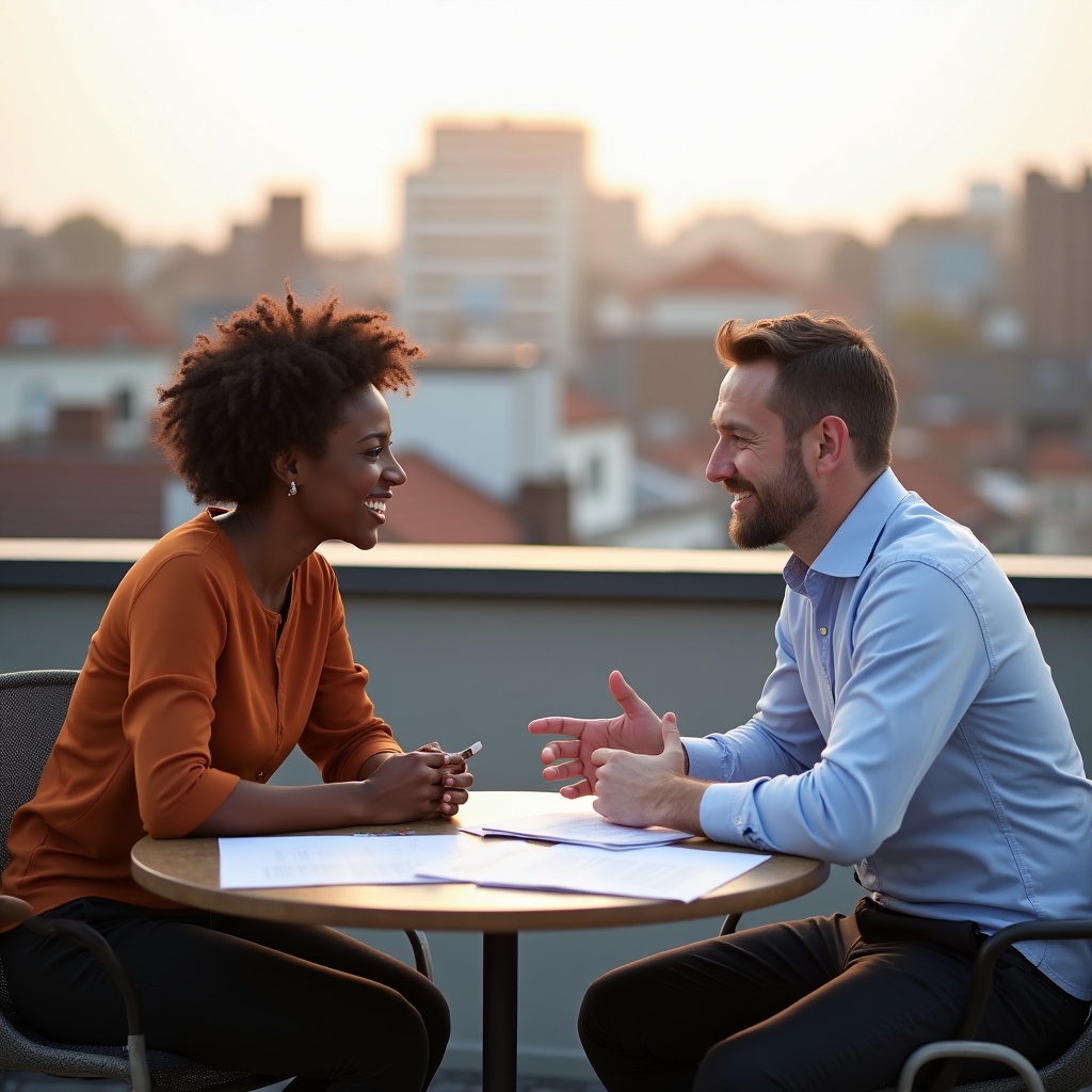 Monlavero coaching session in Arnhem with entrepreneurs in discussion