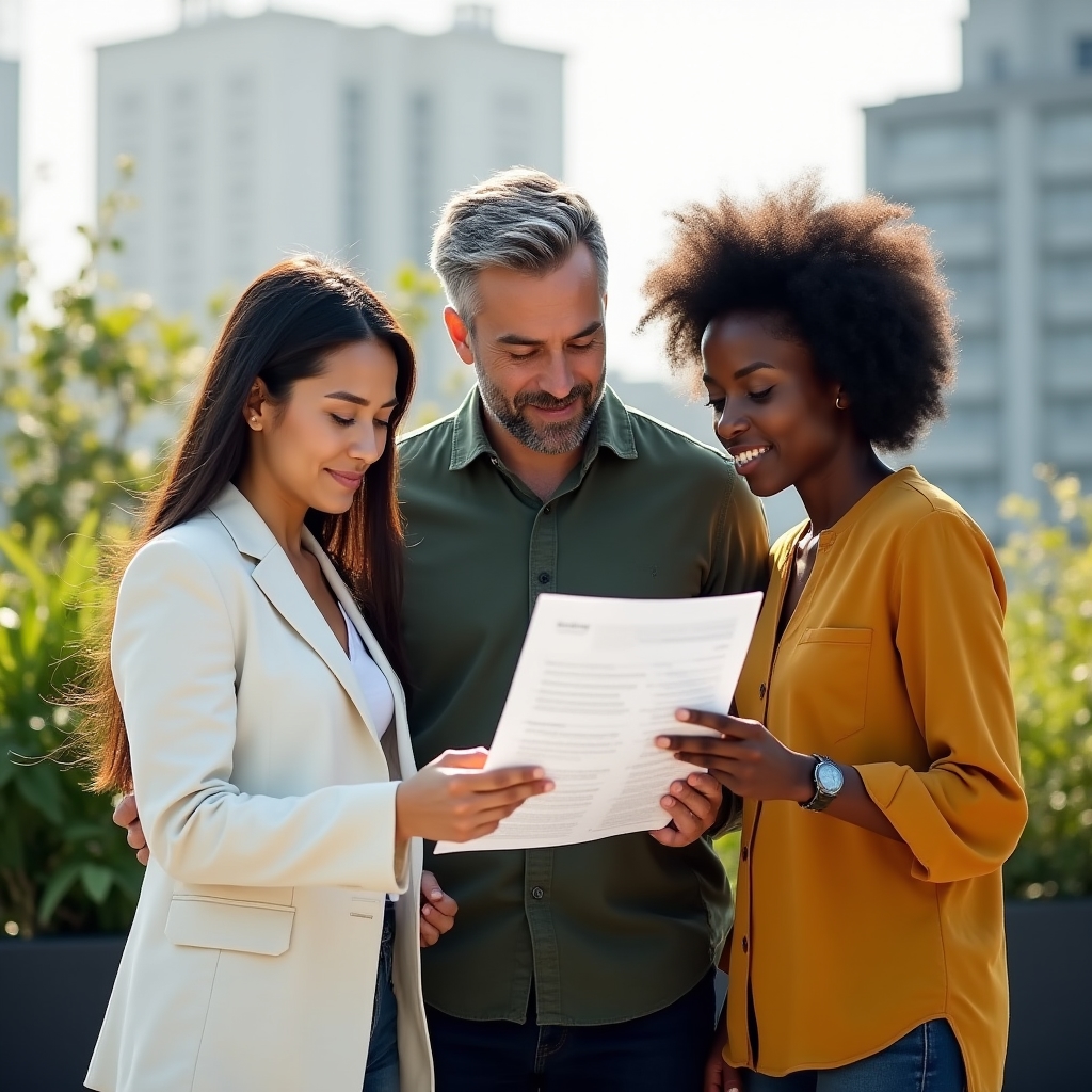 Monlavero team discussing entrepreneurship education vision outdoors